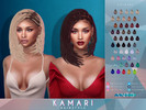 Sims 4 — Kamari Hairstyle by Anto — shoulder length braided bob hairstyle