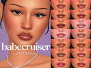 Sims 4 — Velvet Lipstick by babecruiser — a smooth, velvet-finish lipstick