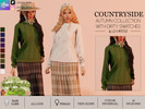 Sims 4 — COUNTRYSIDE CHARM - SWEATER by linavees — New Mesh
