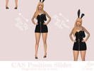 Sims 4 — CAS Position Slider by Dissia — I use position slider for a long time to make pics, but I needed better one for