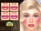 Sims 4 — Countryside Charm Jolene Lipstick HQ by Caroll912 — A 4-swatch satin lipstick inspired by Dolly Parton. It comes