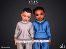 Sims 4 — KYAN set - toddler by ali1 — Hoodie, Sweatshirt, Shorts and Sweatpants