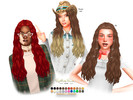 Sims 4 — Salma Hairstyle by sehablasimlish — Hope you like it and enjoy it. Maxis Match