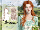 Sims 4 — Floriene - Hairstyle by VivianDang — - All new meshes