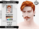 Sims 4 — Facial Hair Style by David_Mtv2 — Facial Hair Style N298