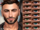 Sims 4 — Dion Eyes by MagicHand — Stunning eyes for males and females in 16 colors - HQ Compatible.