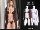 Sims 4 — Tiffany 3-piece bikini set by Mydarling20 — Outfit Information Age Groups: Teens, Young Adults, Adults, Elders