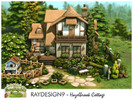 Sims 4 — Hazelbrook Cottage by RayDesign9 — I build this lot in Henford on Bagley 20x30 lot size and 2 floor. This house