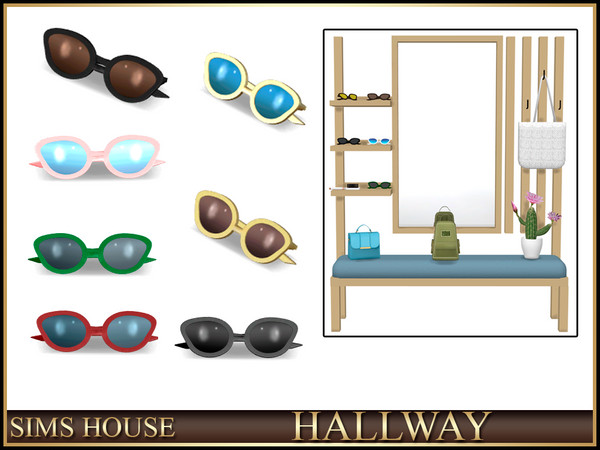 Sims 4 — Sunglasses  HALLWAY by Sims_House — HALLWAY