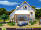 Sims 4 — Country wedding venue by evi — For those who are still dreaming a wedding with a half wild west and bohemian
