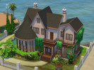 Sims 4 — Coastal Garden Retreat by kubraeker — A cozy two-story coastal family home with beautiful gardens, a glass