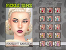 Sims 4 — Starlight Earrings by sammiepickles — Elegant gemstone drop earrings with a touch of charm.
