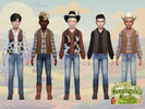 Sims 4 — Hanging Country Vest Shirt Boys by McLayneSims — TSR EXCLUSIVE