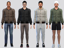 Sims 4 — Hebron Pocket Jacket by McLayneSims — TSR EXCLUSIVE
