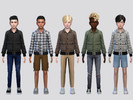 Sims 4 — Hebron Pocket Jacket Boys by McLayneSims — TSR EXCLUSIVE