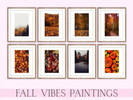Sims 4 — Fall Vibes Paintings by jessbtlrr — Bring the beauty of fall in to your Sims homes with these autumn inspired