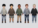 Sims 4 — Hebron Pocket Jacket Toddler by McLayneSims — TSR EXCLUSIVE