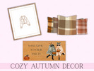 Sims 4 — Cozy Autumn Decor by jessbtlrr — Add a cozy autumn touch to your Sims homes with this simple collection of