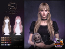 Sims 4 — S-CLUB double Ponytail hair Happy Halloween by S-Club — S-CLUB double Ponytail hair 021026 thank you