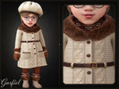 Sims 4 — Infant - Cozy knitted scarf with Nordic pattern and snug fit by Garfiel — A warm infant scarf featuring a soft