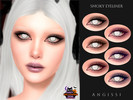 Sims 4 — Smoky Eyeliner by ANGISSI — PREVIEWS MADE USING HQ MOD 6 colors
