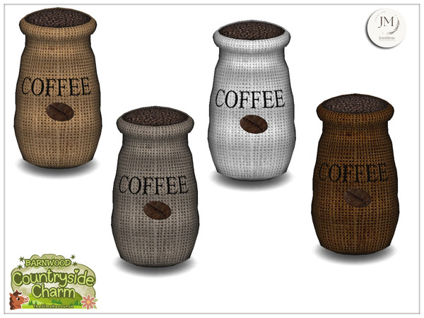 Sims 4 — Jomsims Countryside charm mercantile coffee bean bag by jomsims — Step into the warm atmosphere of a traditional