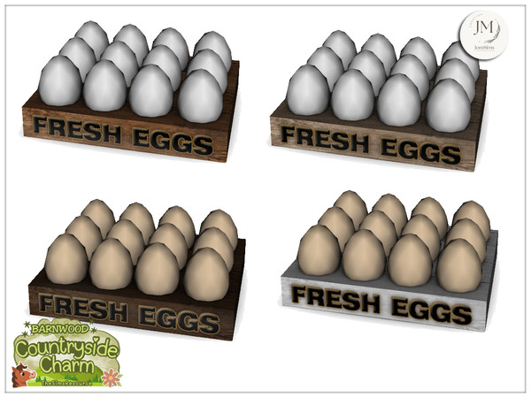 Sims 4 — Jomsims Countryside charm mercantile deco eggs by jomsims — Step into the warm atmosphere of a traditional