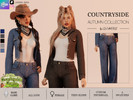 Sims 4 — COUNTRYSIDE CHARM - JEANS by linavees — New Mesh
