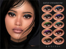 Sims 4 — Kathy Eyeshadow by ANGISSI — PREVIEWS MADE USING HQ MOD 10 colors