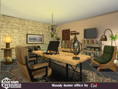 Sims 4 — Moody home office by evi — Do you work from home? Them you need your space to be comfortable and neat.
