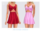 Sims 4 — Heather Dress by Black_Lily — YA, A, Teen