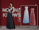 Sims 4 — Nyra long pleatead dress by MissValentine142 — 22 Shades