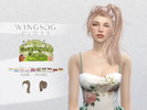 Sims 4 — WINGS HAIR-Long hair in a high ponytail by wingssims — WINGS HAIR TS4 NL1002 (Long hair in a high ponytail)