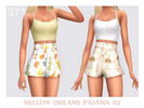 Sims 4 — Mellow Dreams Pajama 2 by Black_Lily — YA, A, Teen