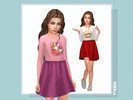 Sims 4 — Belana Dress by lillka — 6 swatches