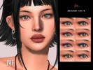 Sims 4 — IMF Bailey Eyeshadow by IzzieMcFire — Bailey Eyeshadow contains 8 colors in hq texture.