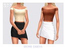 Sims 4 — Romi Dress by Black_Lily — YA, A, Teen