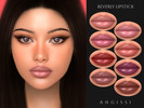 Sims 4 — Beverly Lipstick by ANGISSI — PREVIEWS MADE USING HQ MOD 8 colors