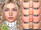 Sims 4 — Countryside Charm - Jolene Blush by MagicHand — Sunkissed Freckless in 12 swatches- HQ Compatible.