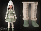 Sims 4 — Toddler - Cozy winter boots with quilted trim and plush cuffs by Garfiel — Charming toddler boots featuring a