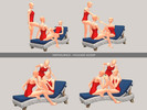 Sims 4 — Poolside Gossip - Pose Pack by ThePixelSpace — Terms of Use: Do not reupload. Do not claim as your own.