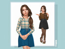 Sims 4 — Jora Dress by lillka — 6 swatches