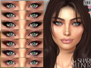 Sims 4 — Shari Eyeliner by MagicHand — Elongated Wing Liner in 9 swatches - HQ Compatible.