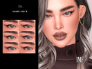 Sims 4 — IMF Jean Eyeliner by IzzieMcFire — Jean Eyeliner contains 6 colors in hq texture.
