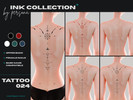 Sims 4 — PERSONA - Tattoo XXIV by simsbypersona — INK Collection: TATTOO 024 - Item Details -