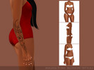 Sims 4 — Toxic Blossom Tattoo by ANGISSI — PREVIEWS MADE USING HQ MOD HQ compatible