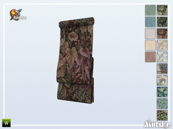 Sims 4 — Hinton Roman Curtain Mid Recolors C Small by Mutske — Part of the construtionset Hinton. Made by Mutske@TSR.