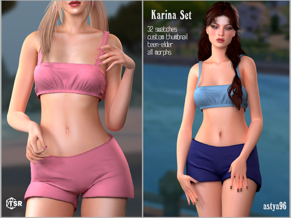 Sims 4 — Karina Set by astya96cc — 32 swatches
