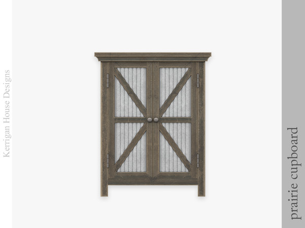 Sims 4 — Prairie Cupboard by kerriganhouse — Give your interiors a rustic, country feel with these adorable farmhouse