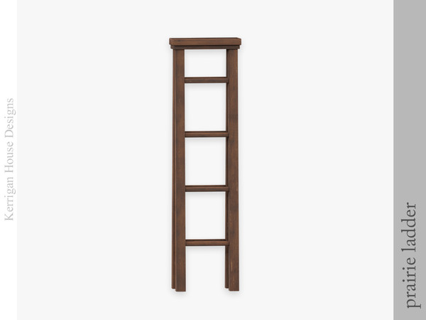 Sims 4 — Prairie Ladder by kerriganhouse — Give your interiors a rustic, country feel with these adorable farmhouse
